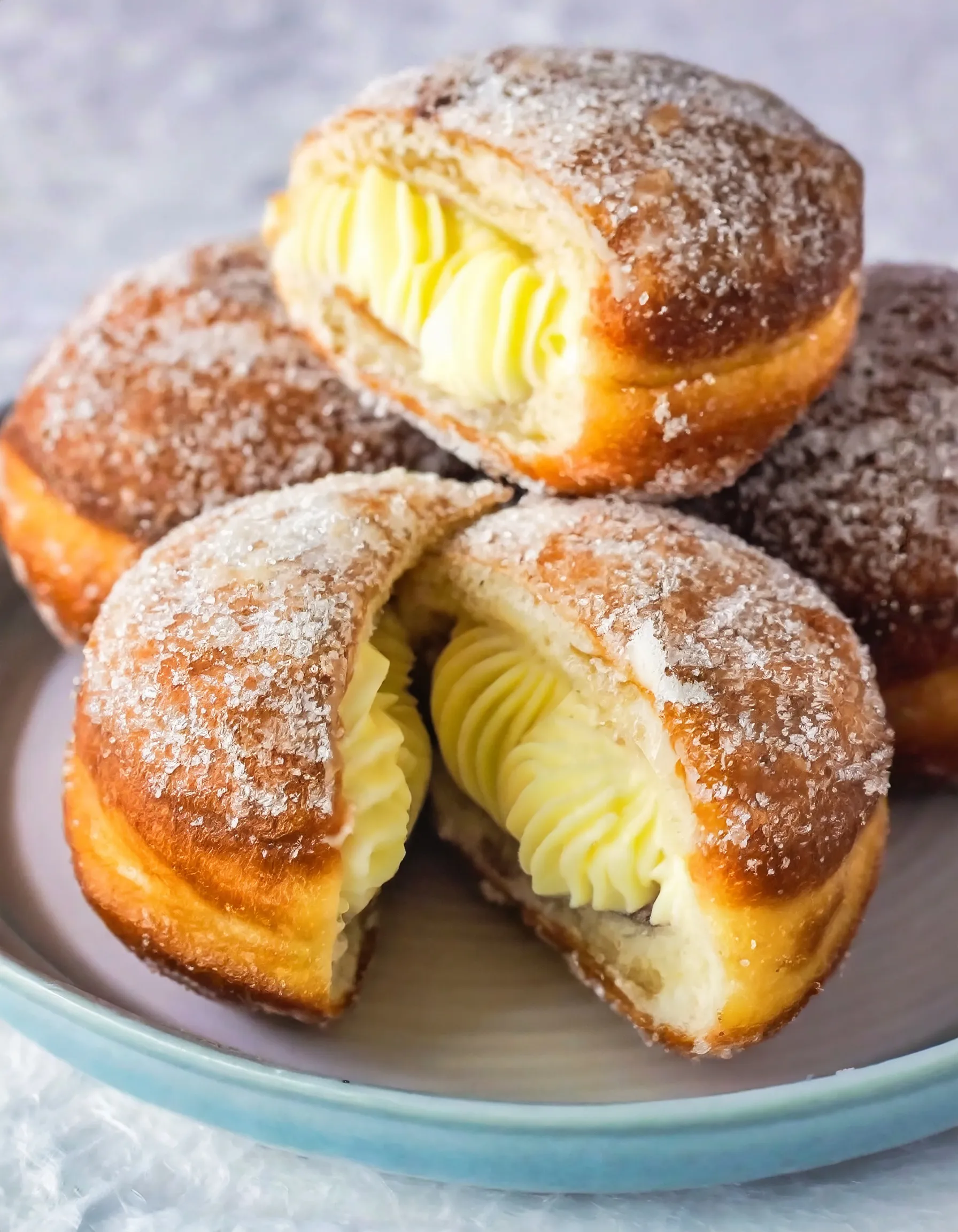 Bavarian Cream Donuts