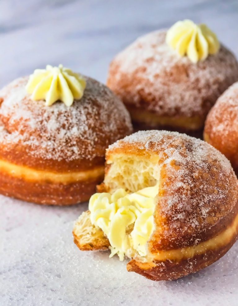 Bavarian Cream Donuts