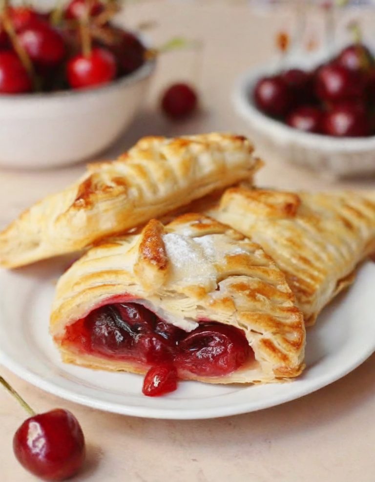 Easy Cherry Turnovers