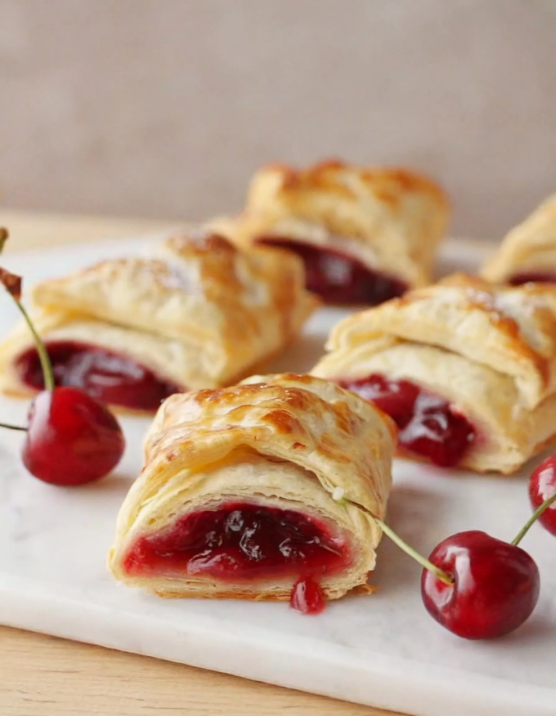 Easy Cherry Turnovers