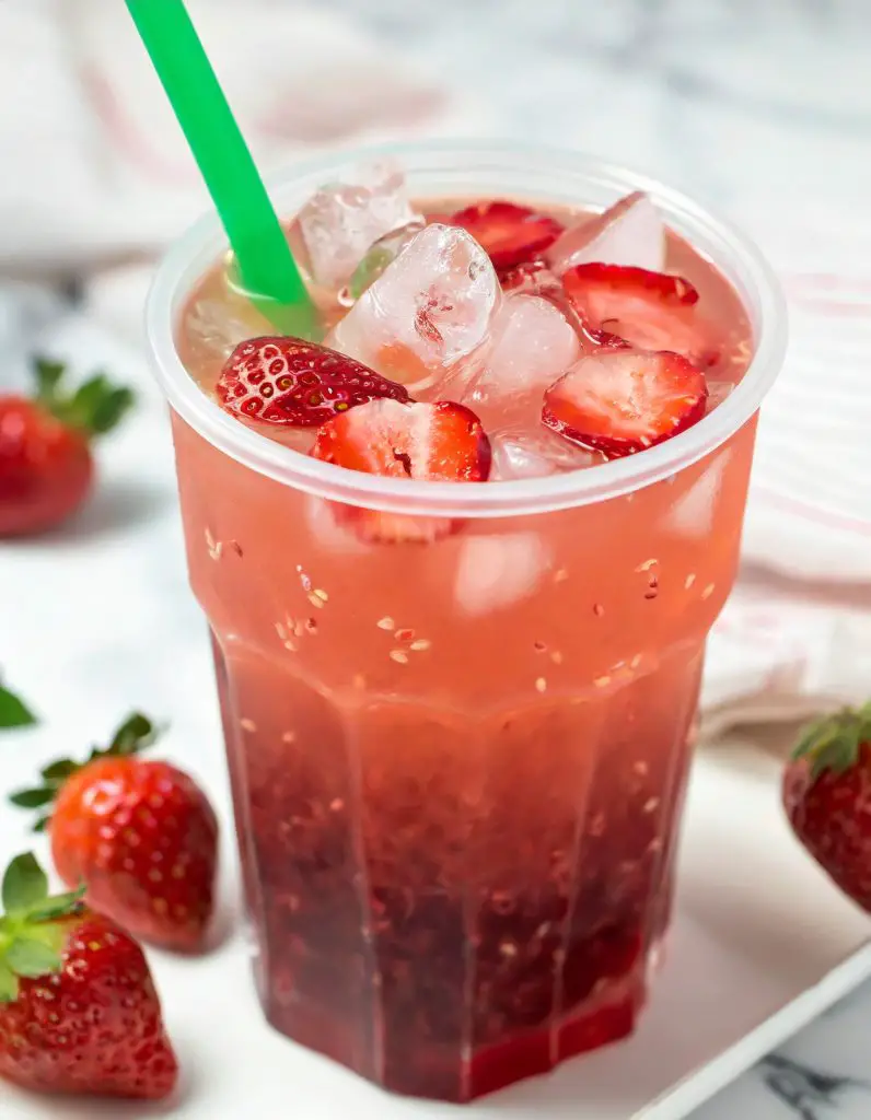 Homemade Strawberry Acai Lemonade