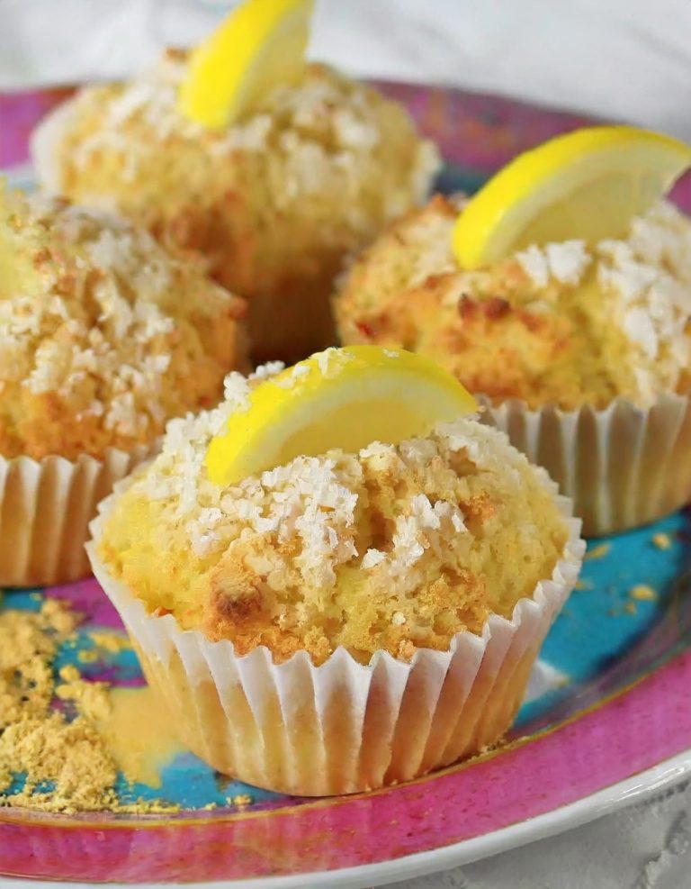Lemon Cream Cheese Muffins