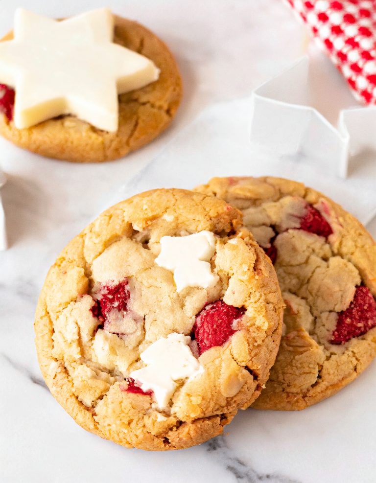 Raspberry Cheesecake Cookies 