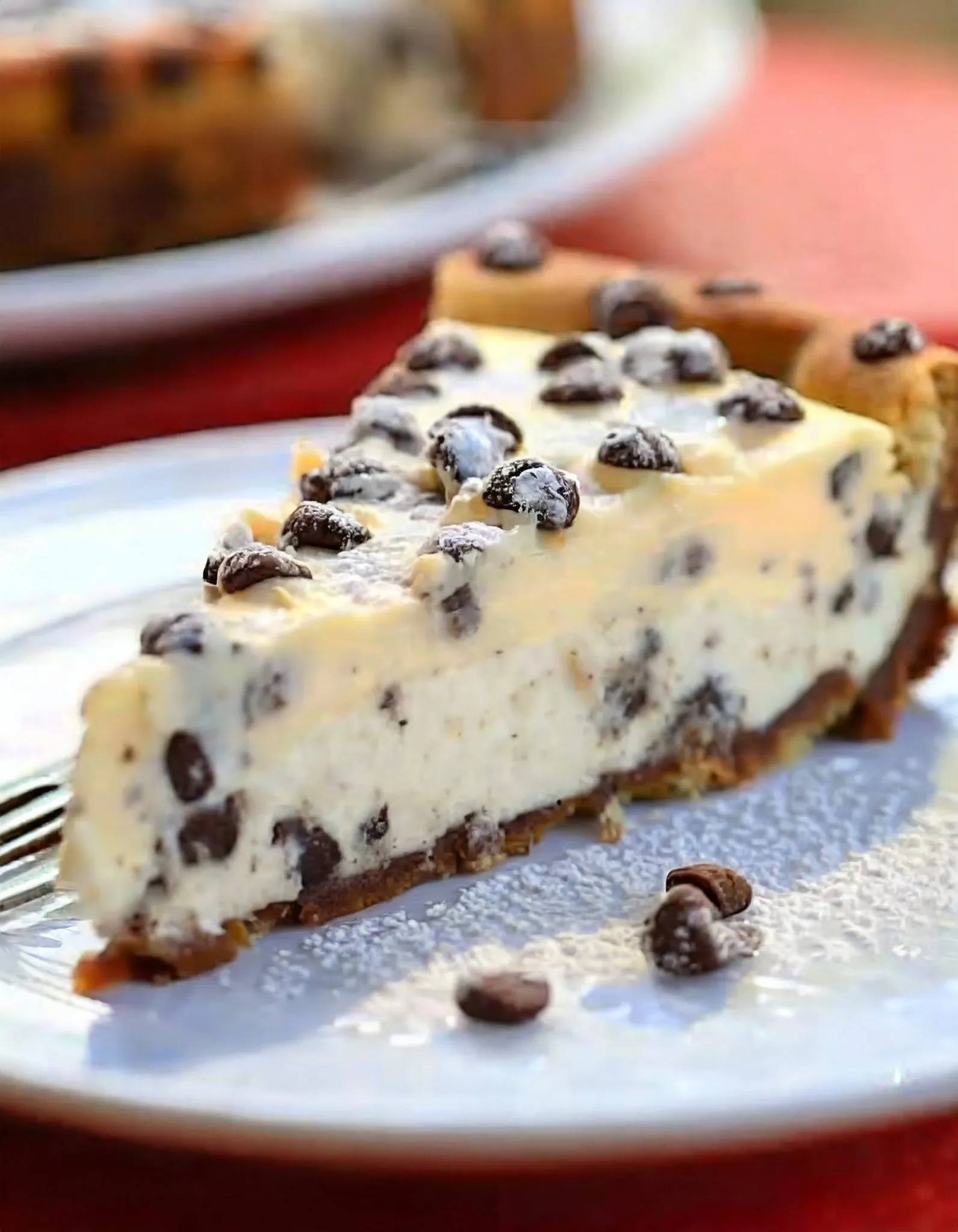 Chocolate Chip Cookie Dough Cheesecake