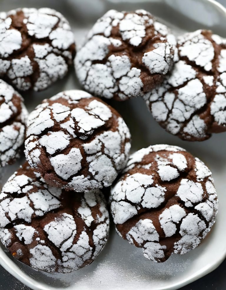 Chocolate Crinkle Cookies