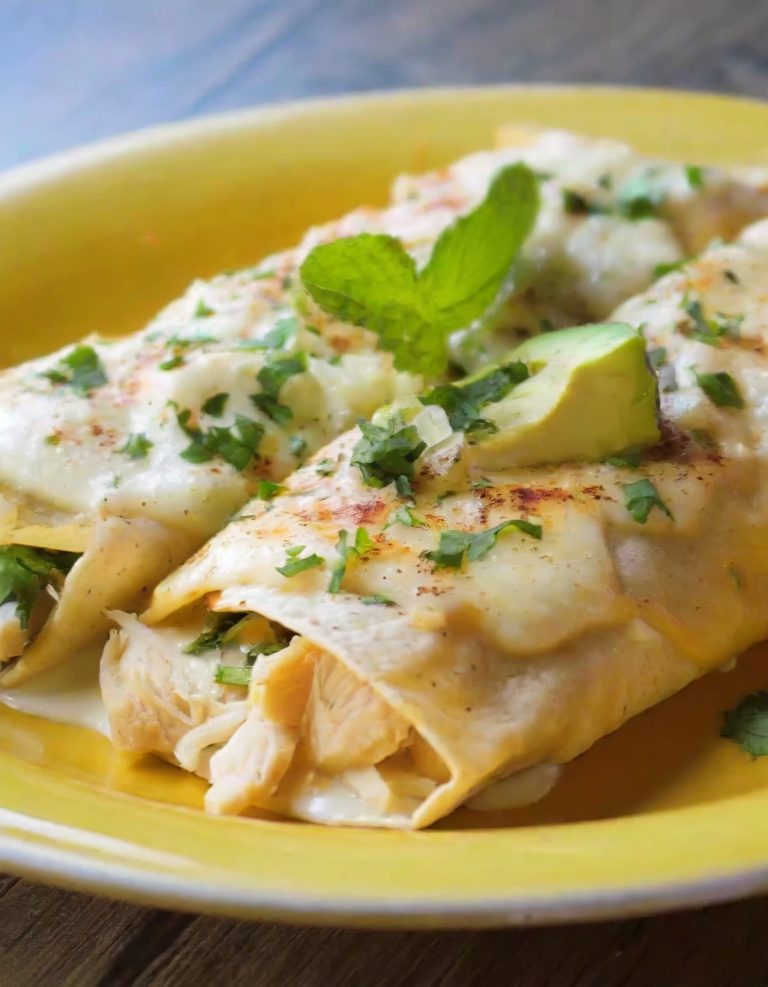 Creamy Chicken Enchiladas