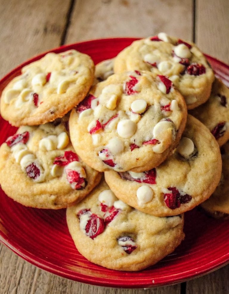 White Chocolate Cranberry Cookies