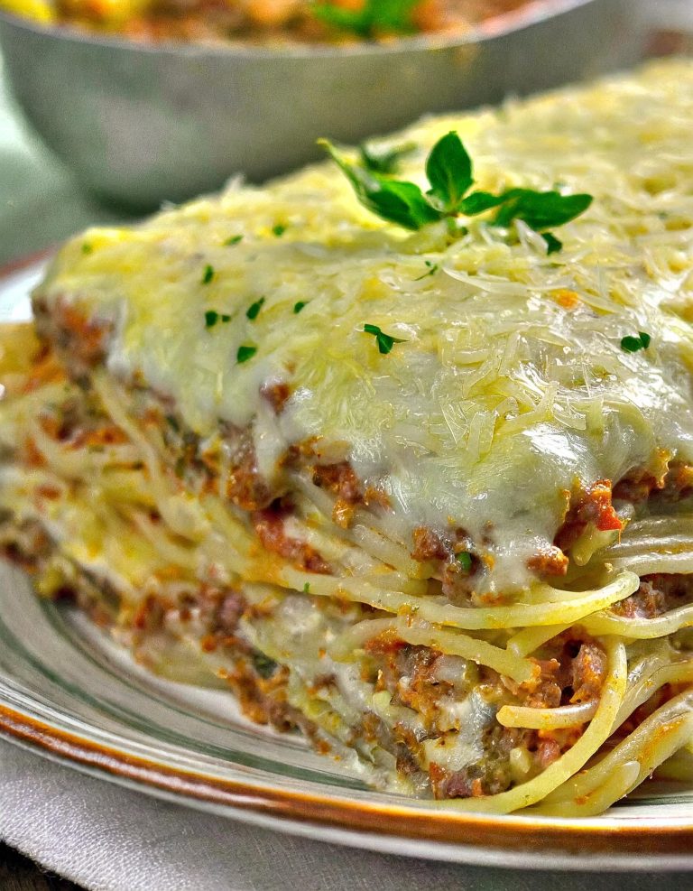 Baked Cream Cheese Spaghetti