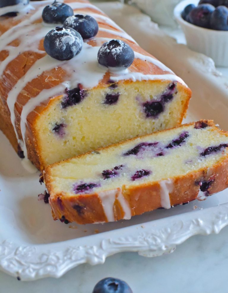 Lemon Blueberry Pound Cake