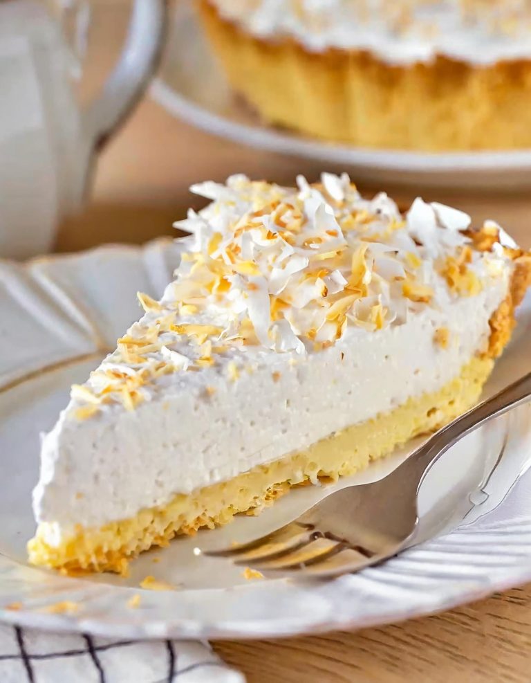 No Bake Coconut Cream Pie