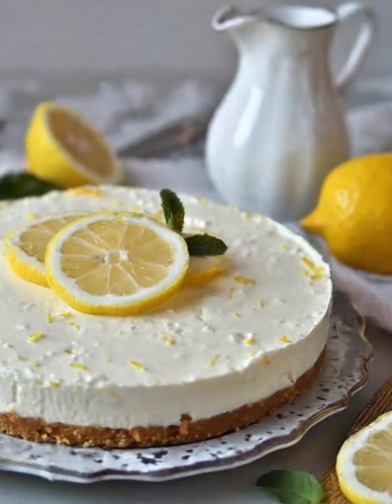 No-Bake Lemon Cheesecake