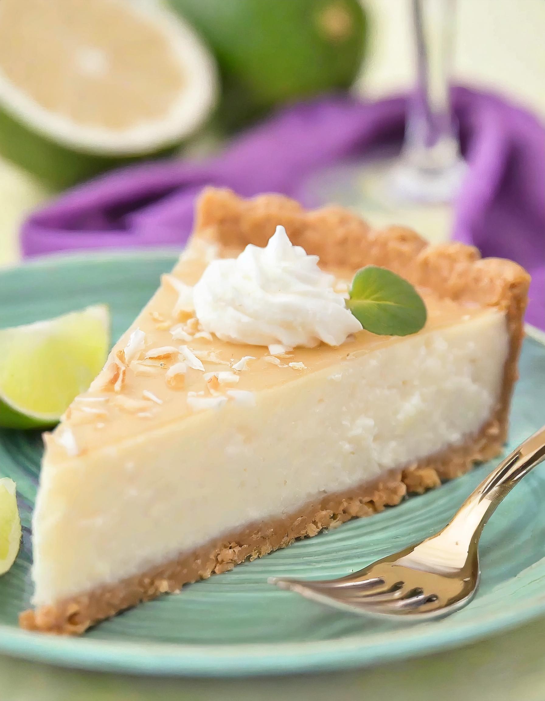 Coconut Key Lime Pie