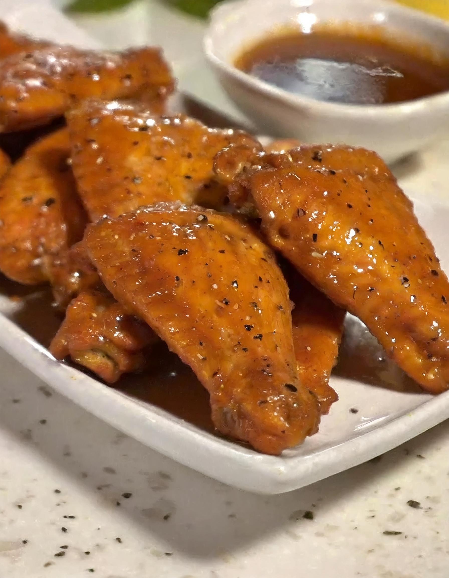 Honey Lemon Pepper Chicken Wings 3230