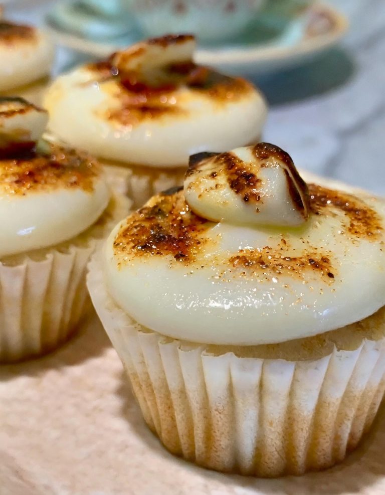 Creme Brûlée Cupcakes