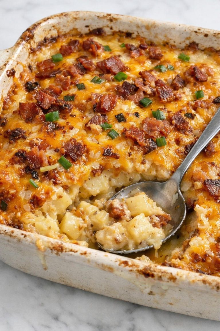 Bacon Cheddar Potato Casserole