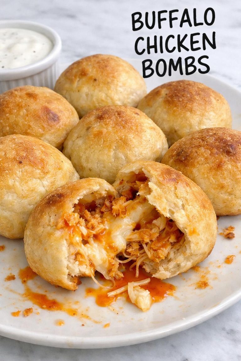 Buffalo Chicken Bombs