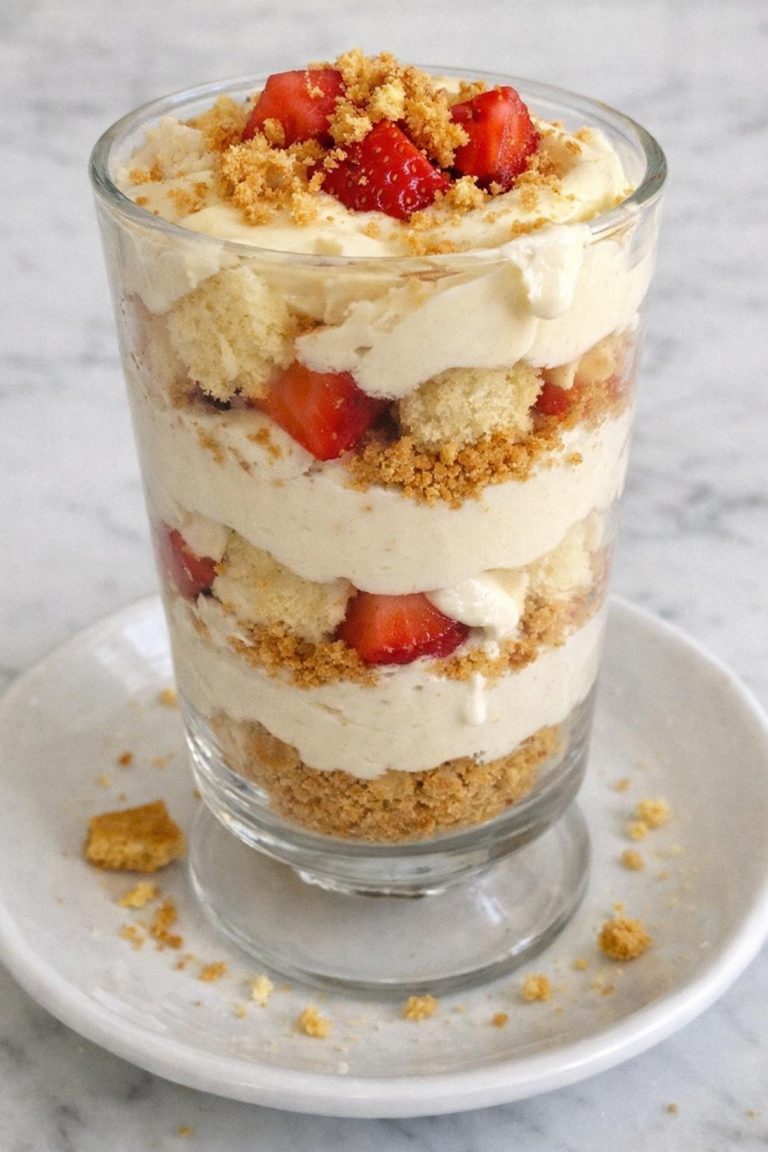 Cheesecake Parfait Cake