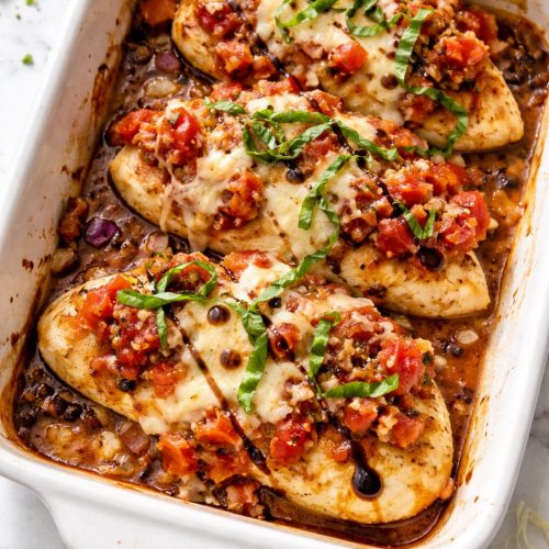 Chicken Bruschetta Bake