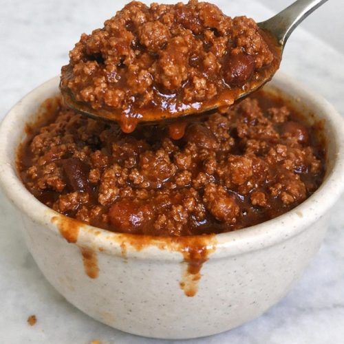 Chili Dog Topping Chili