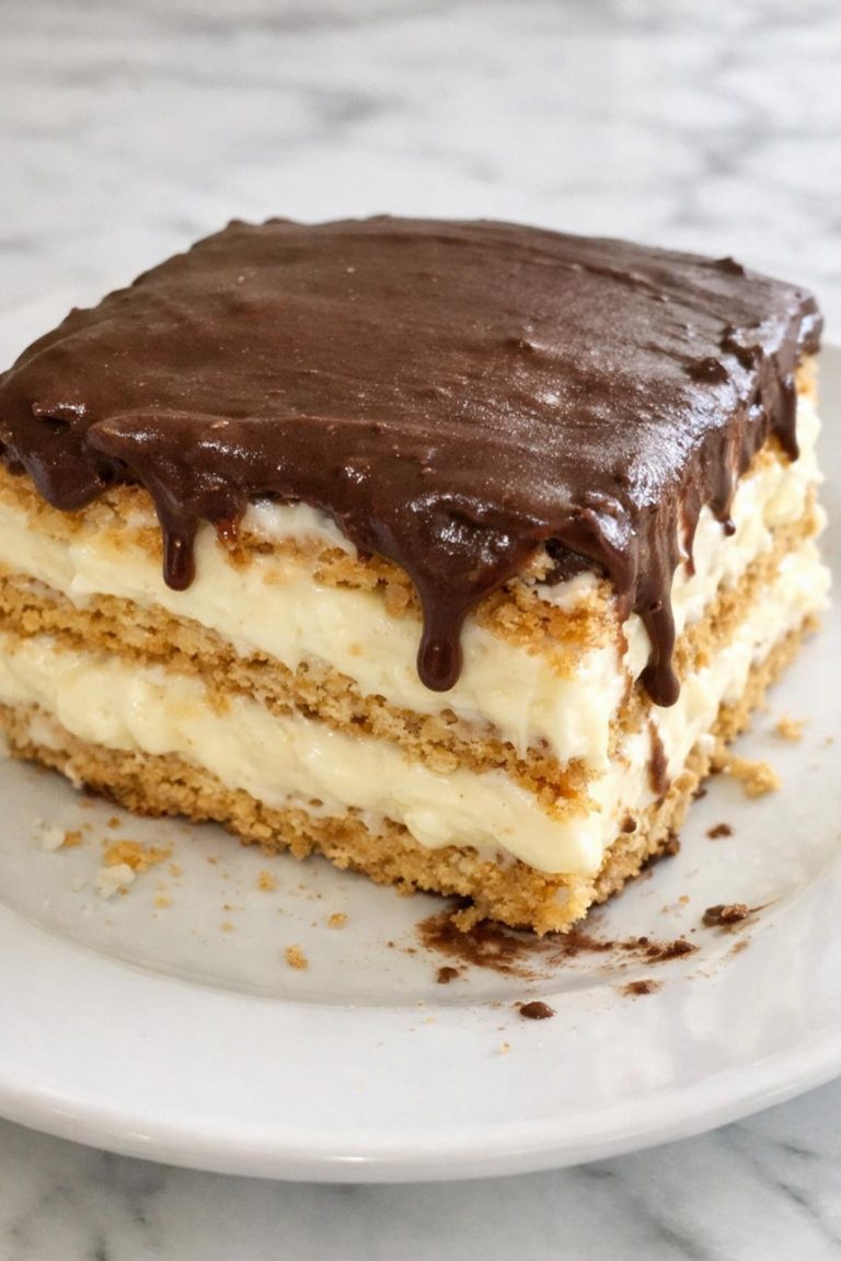 Classic No-Bake Eclair Cake