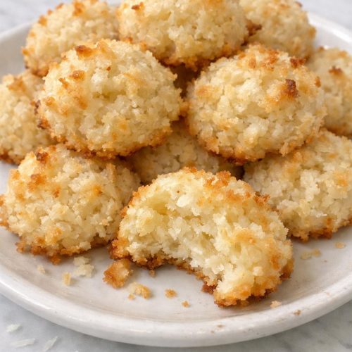 Condensed Milk Coconut Cookies