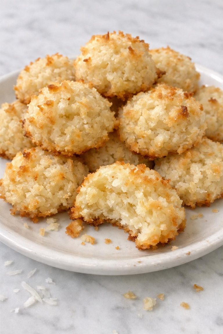 Condensed Milk Coconut Cookies