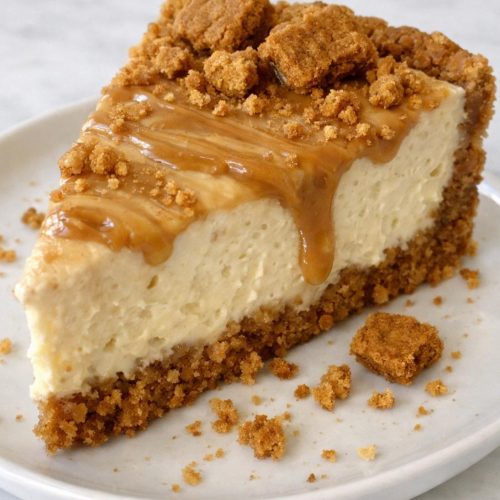 Cookie Butter Cheesecake Pie
