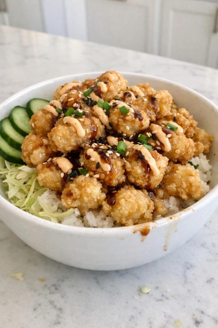 Crispy Tempura Chicken Bowl