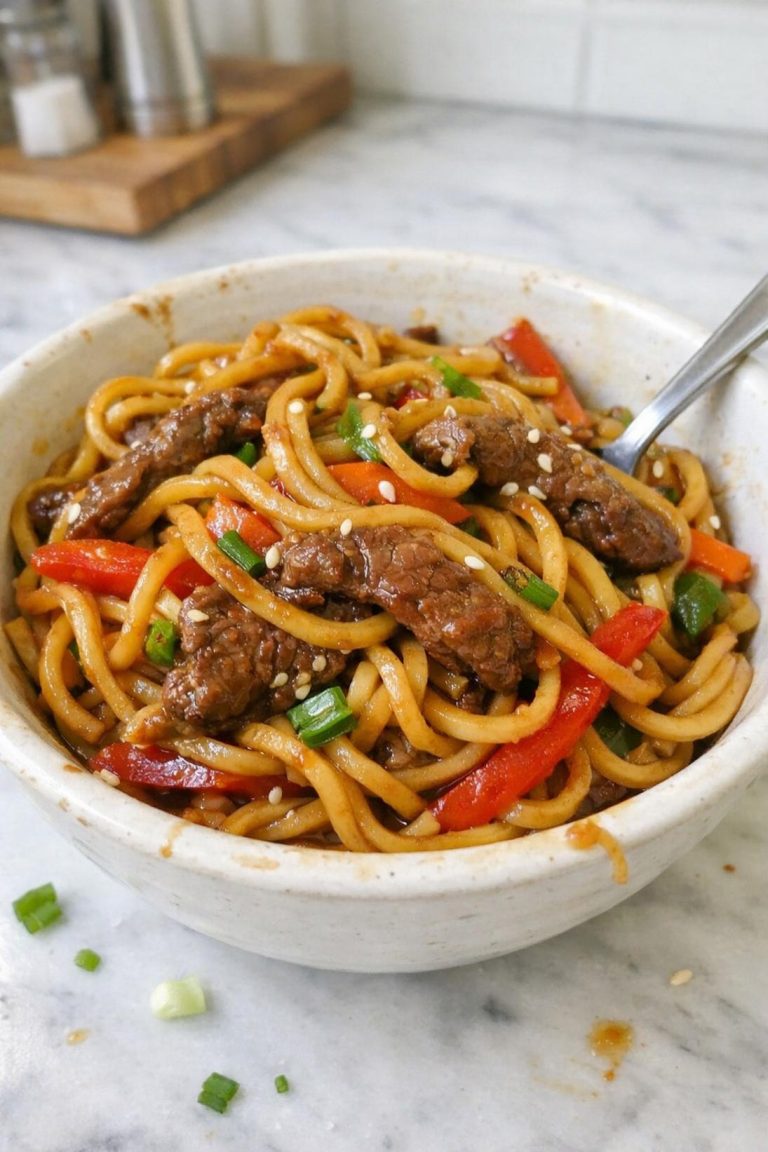 Easy Beef Lo Mein Stir Fry