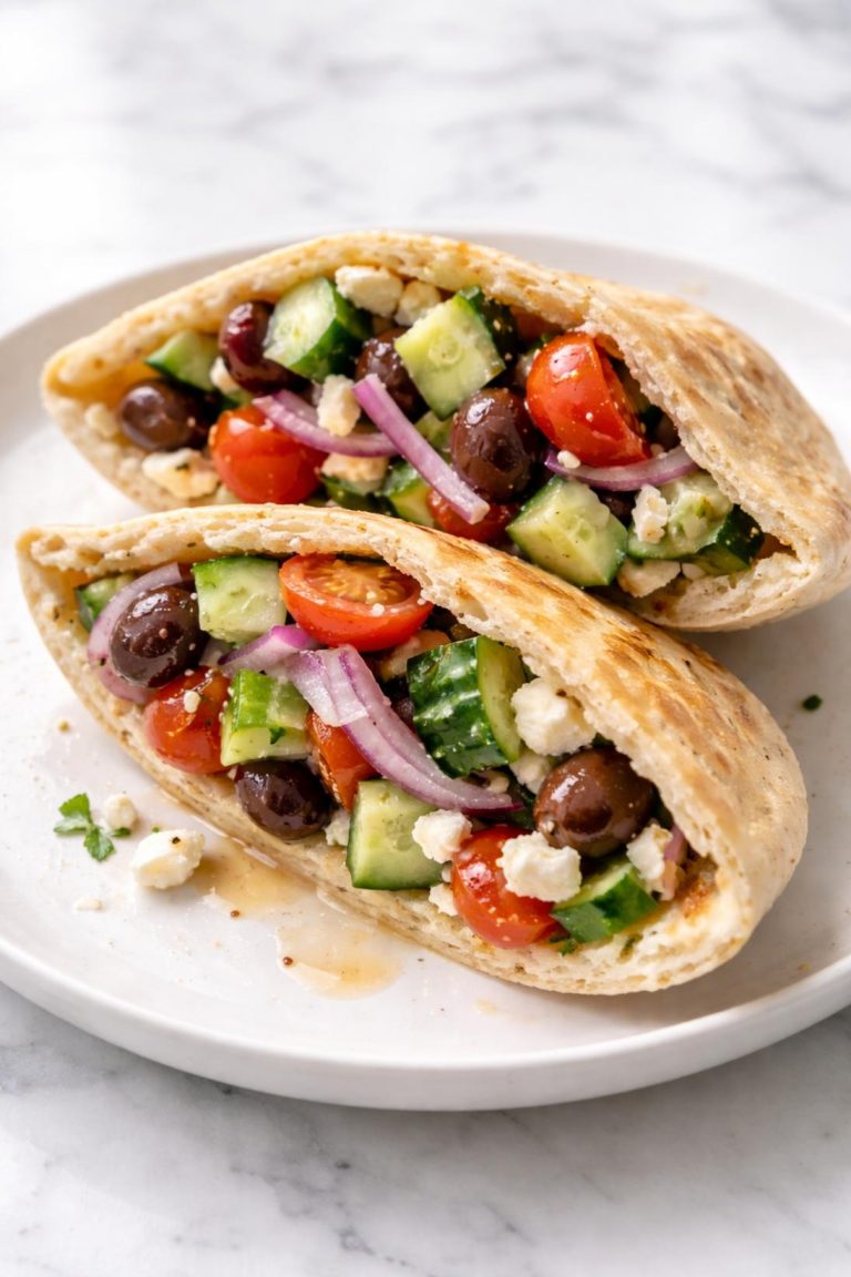 Greek Salad Pita Pockets