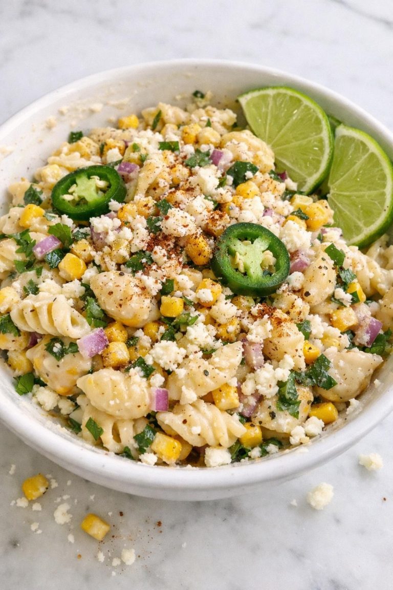 Healthy Street Corn Pasta Salad