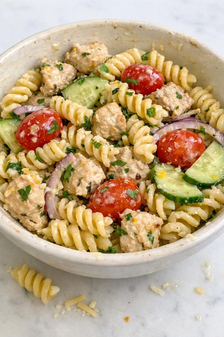 Lemon Chicken Pasta Salad