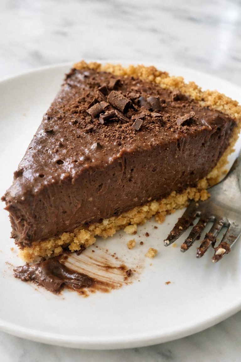 No-Bake Chocolate Pie