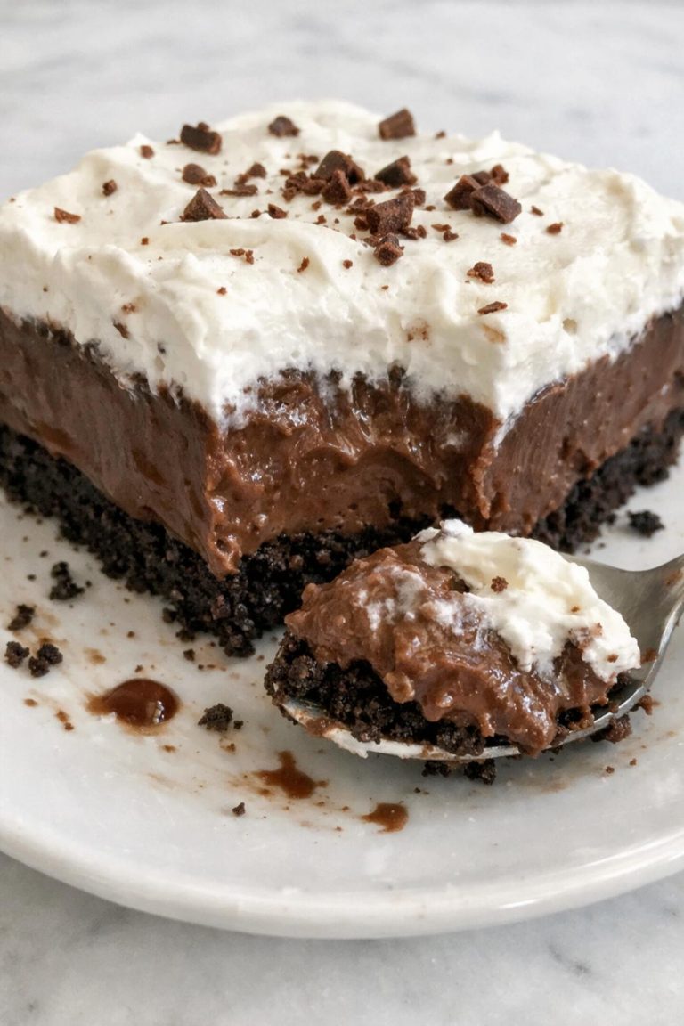 No-Bake Chocolate Pudding Dessert