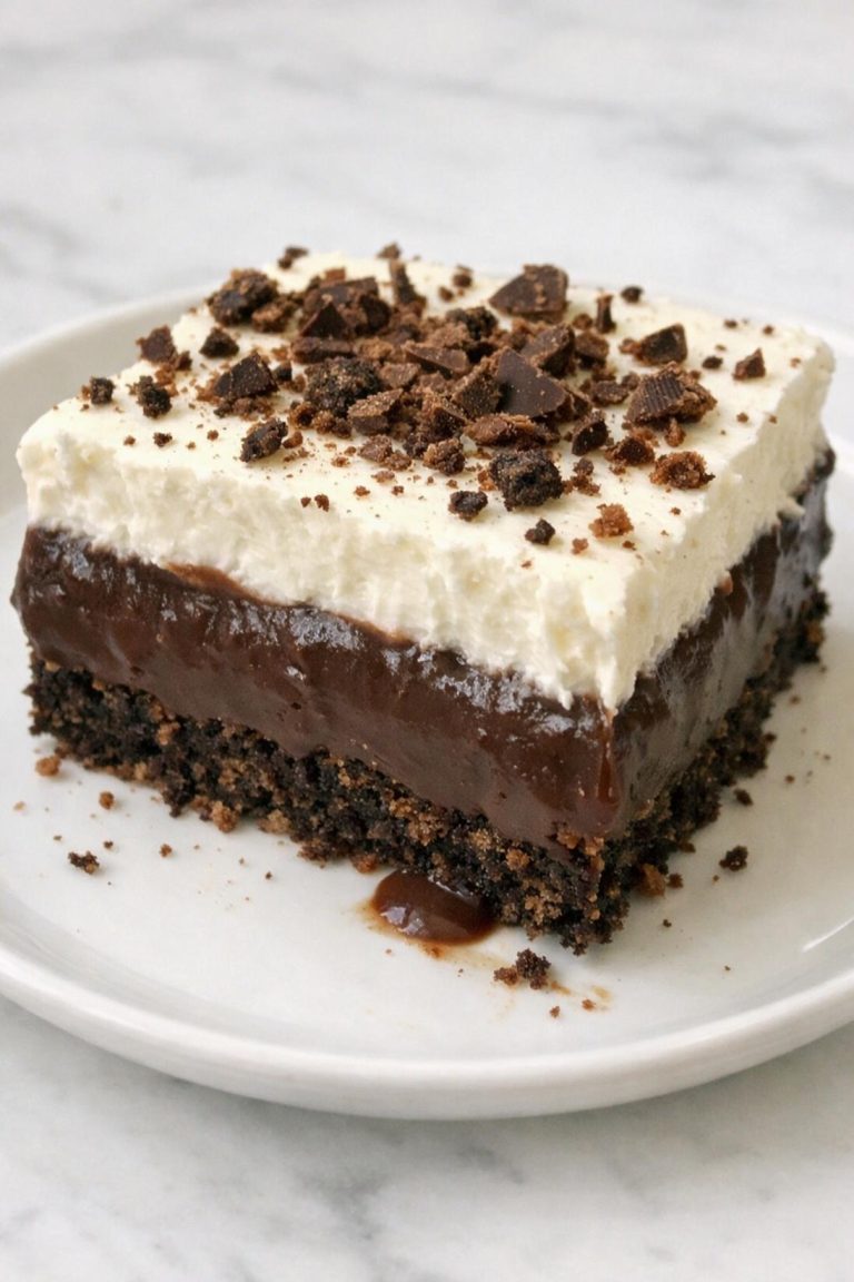 No-Bake Chocolate Pudding Layer Dessert