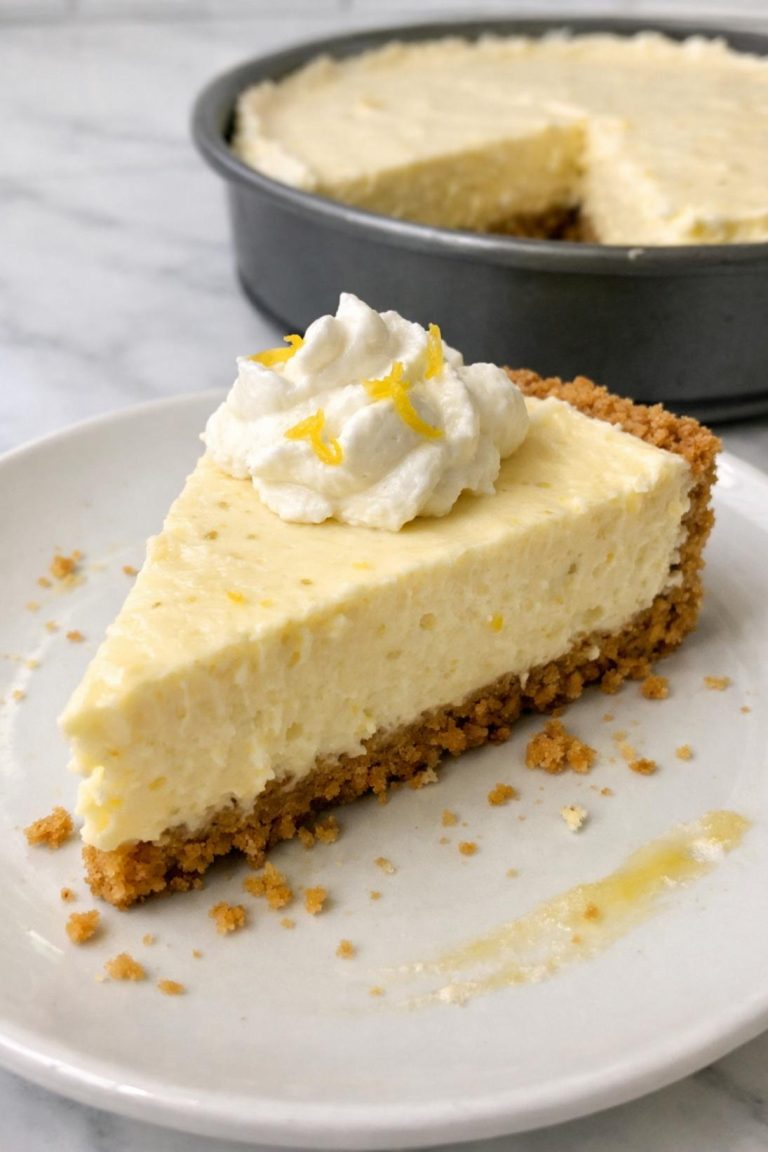 No-Bake Lemon Cheesecake