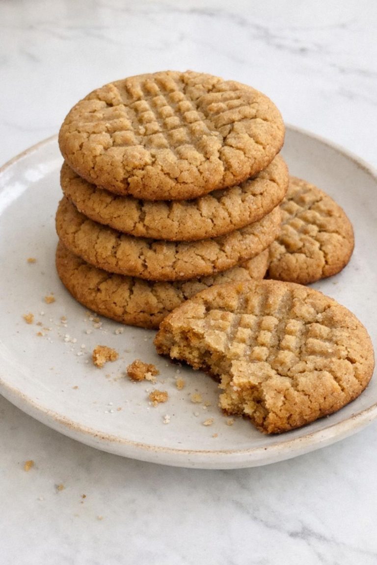 Old-Fashioned Peanut Butter Cookies
