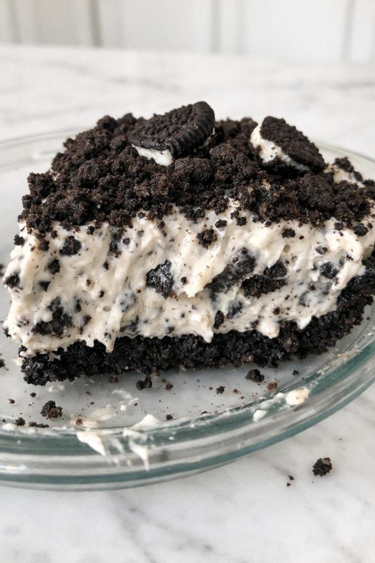Oreo Cream Pie Dessert