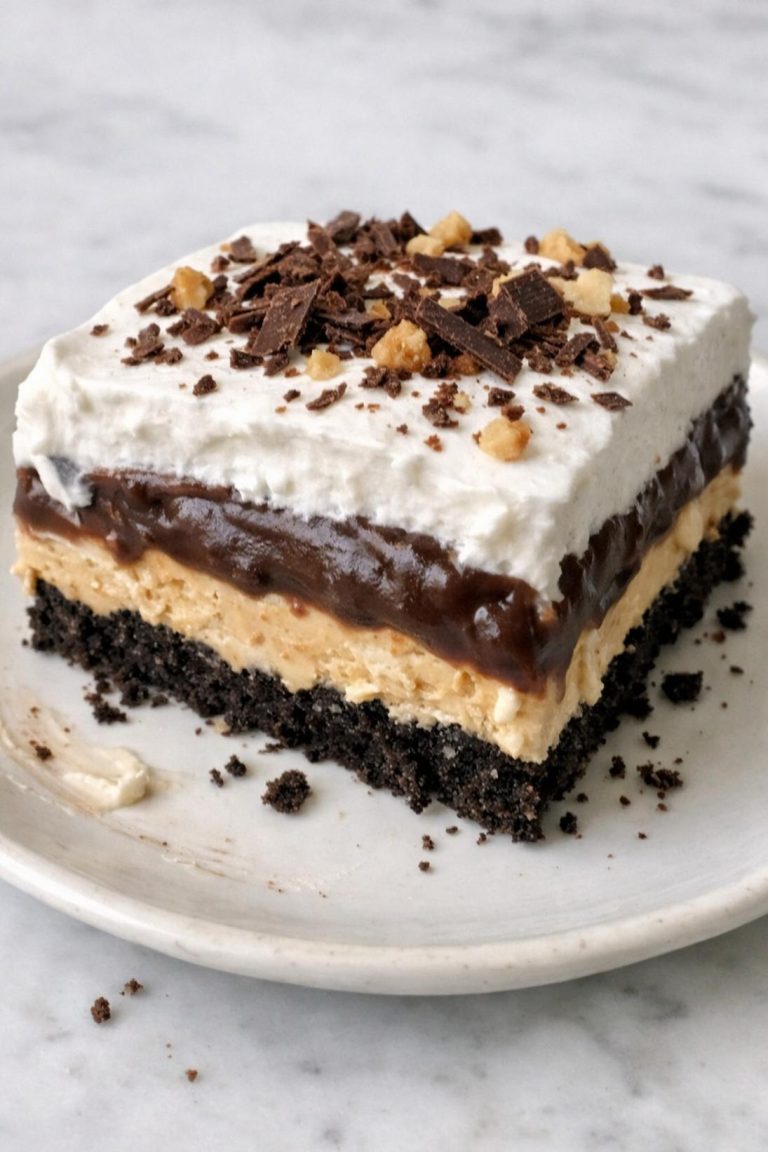 Peanut Butter Lasagna Dessert
