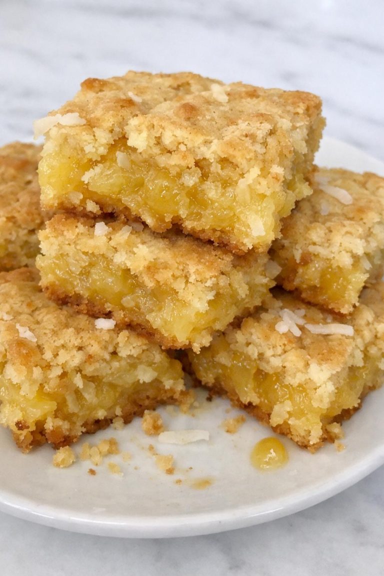 Pineapple Cake Mix Bars