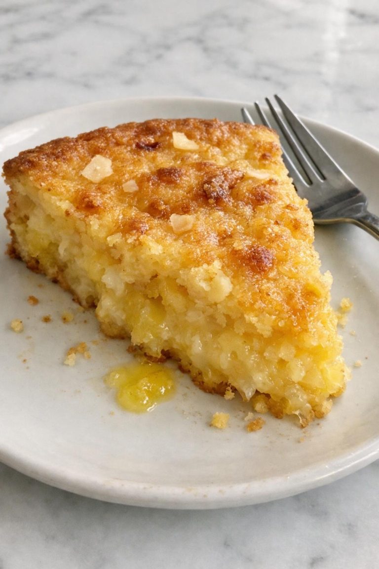 Pineapple Cake Mix Pie