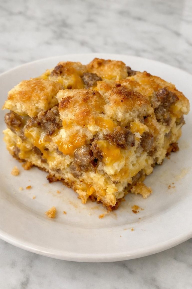Sausage Biscuit Breakfast Casserole