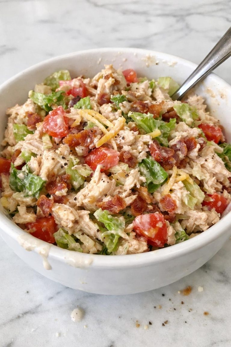 Savory BLT Chicken Salad