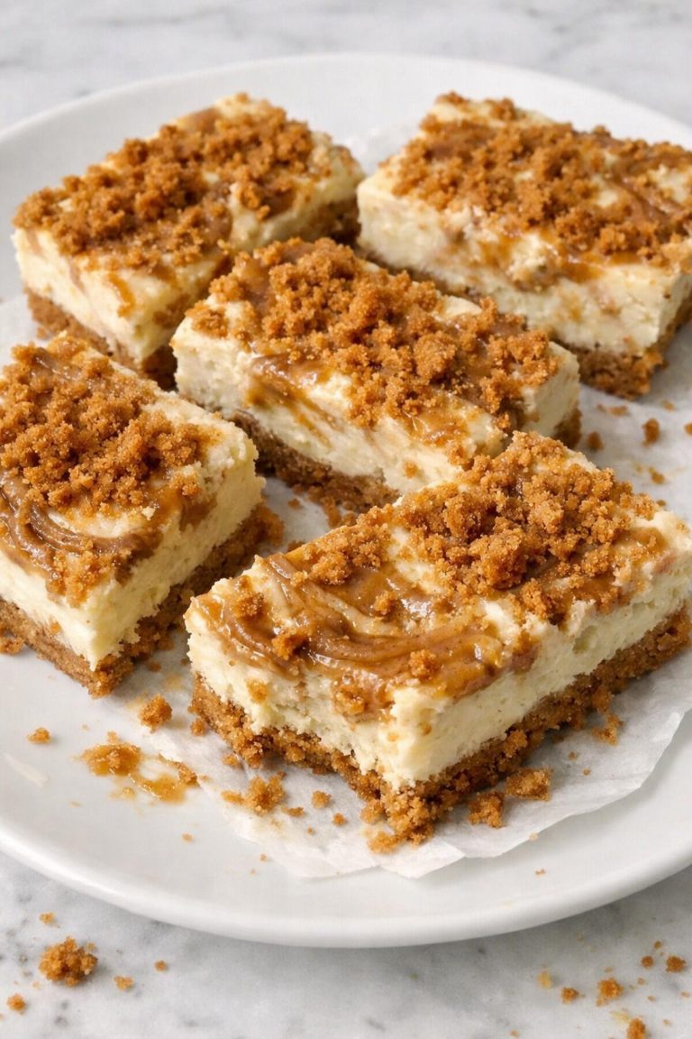 Speculoos Cheesecake Bars