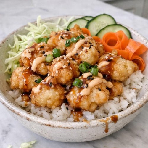 Tempura Chicken Bites Bowl