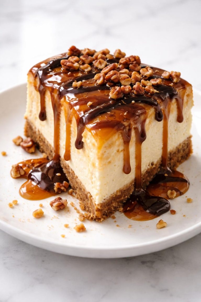 Turtle Cheesecake Dessert