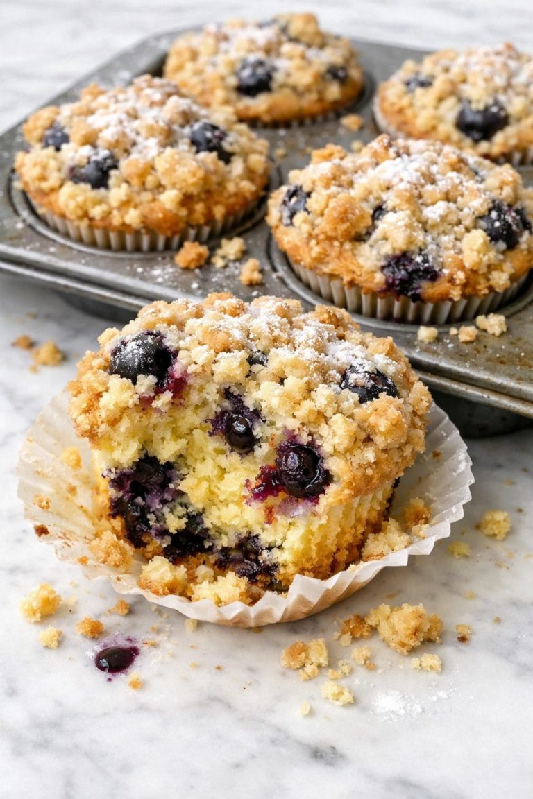Blueberry Lemon Crumb Muffins