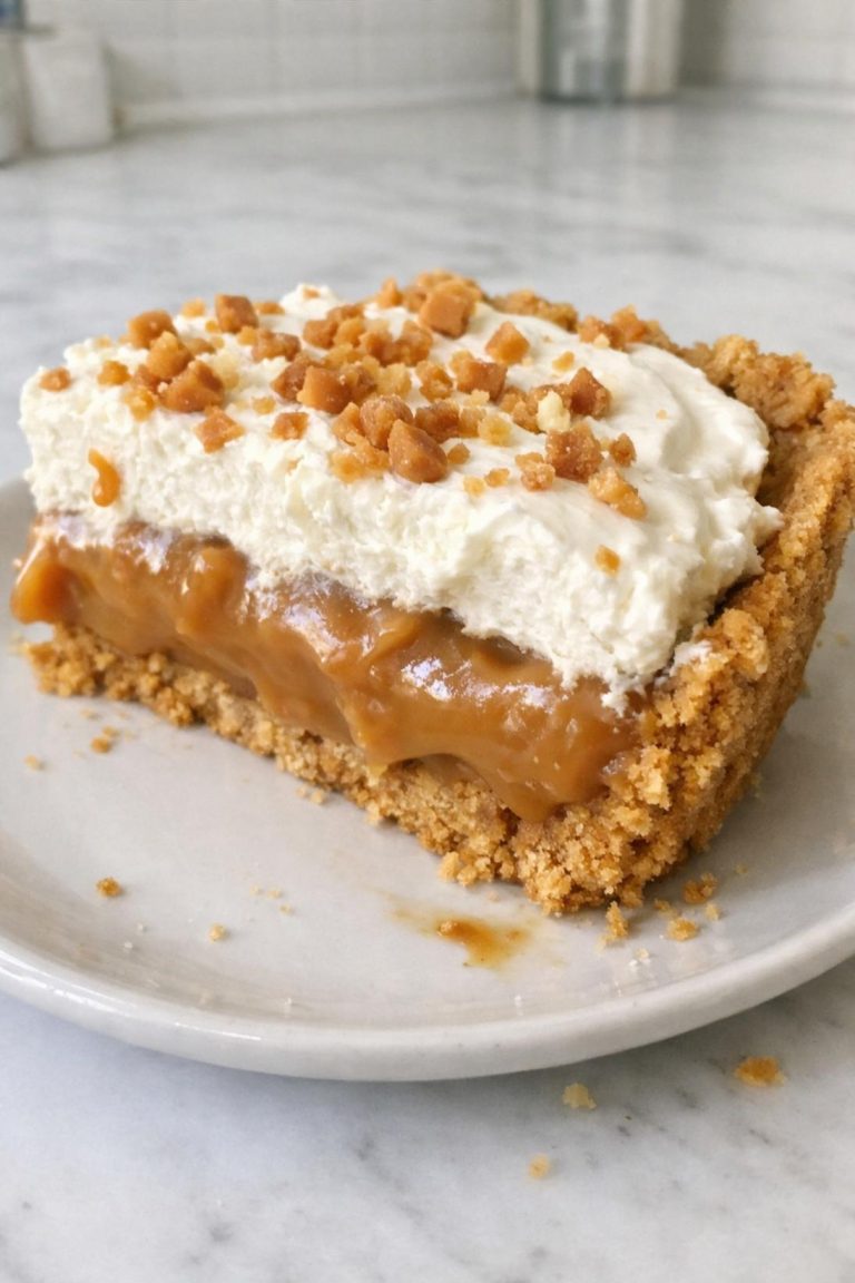 Caramel Toffee Pie
