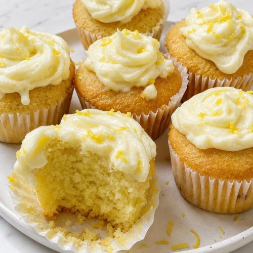 Lemon Buttermilk Cupcakes