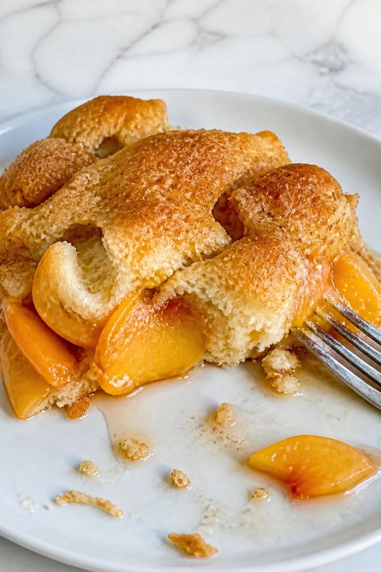 Old-Fashioned Peach Cobbler Cake
